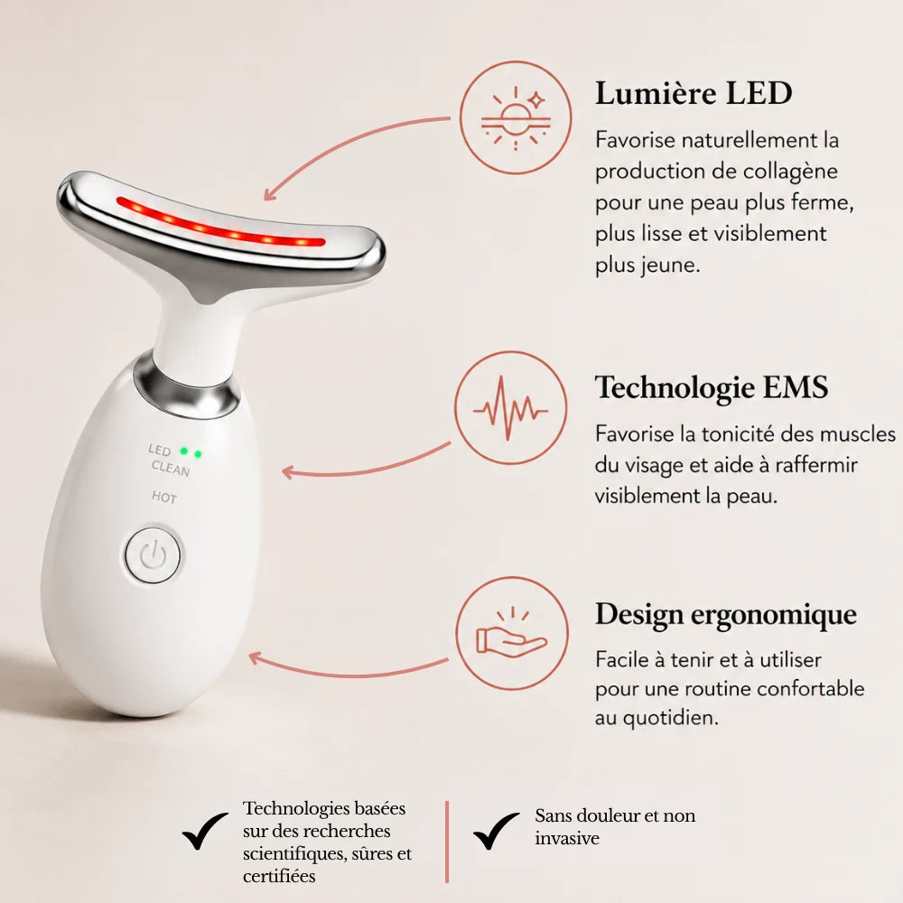 Olynna Skin Sculpteur Facial LED 7-en-1